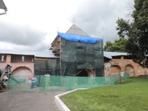 Ансамбль Кремля, ХVIв.  Егорьевская (Богоявленские ворота) башня 1531г (восточный фасад)